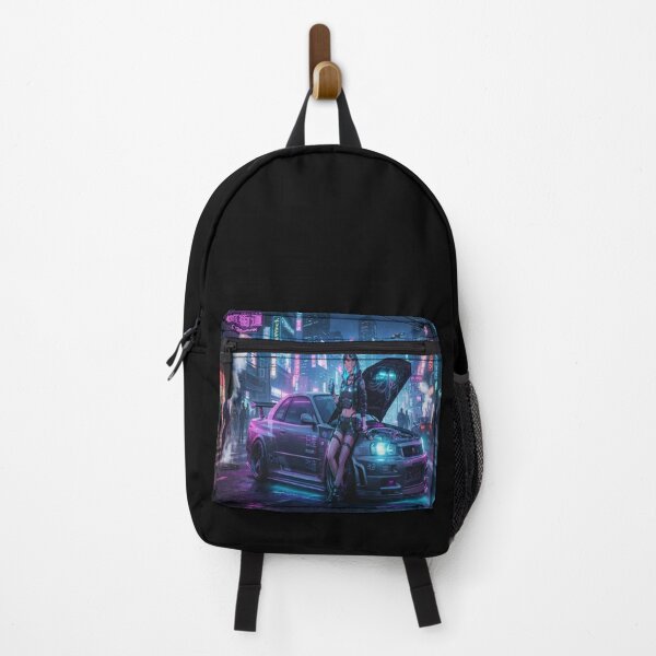 Item preview, Midnight Synthwave Cyber Street Art designed and sold by JMAVILA ART.