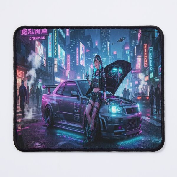 Item preview, Midnight Synthwave Cyber Street Art designed and sold by JMAVILA ART.