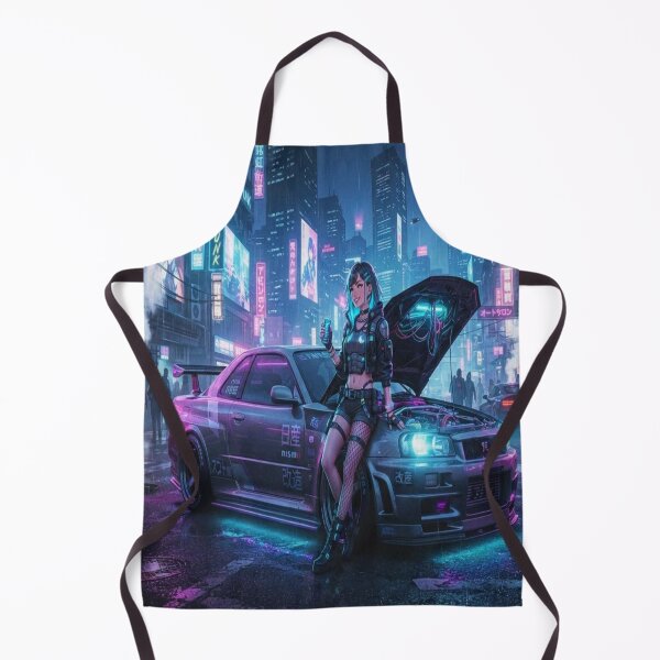 Item preview, Midnight Synthwave Cyber Street Art designed and sold by JMAVILA ART.