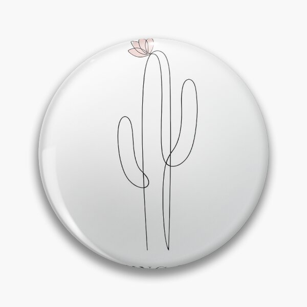 Item preview, Looking Sharp Minimalist Cactus Line Art Funny Desert Botanical designed and sold by WorldShop17.