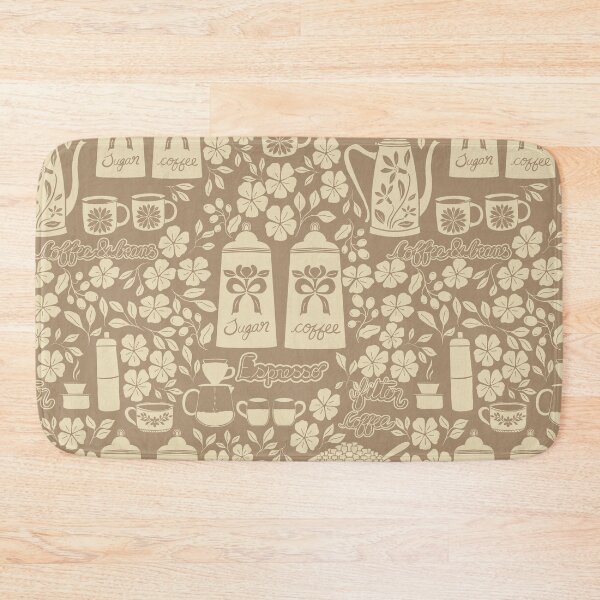 Item preview, Coffee cups , coffee pots, espresso, coffee beans - Vintage Coffee Shop designed and sold by DColourMuse.