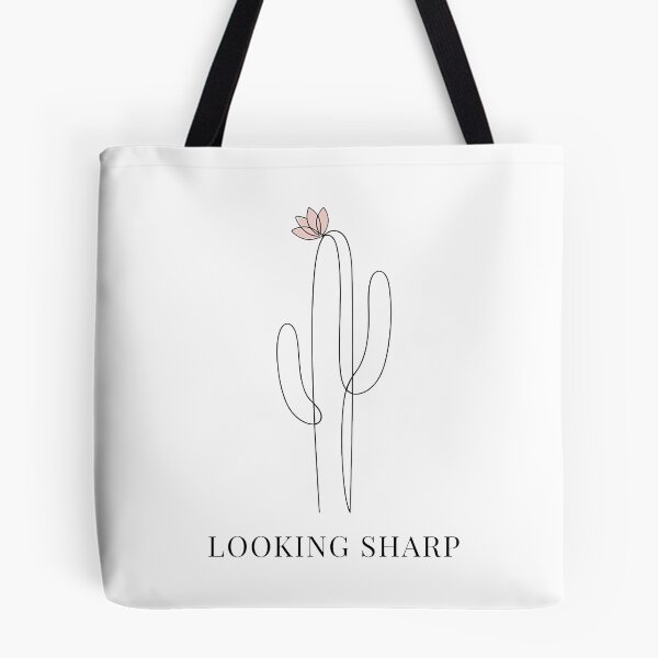 Item preview, Looking Sharp Minimalist Cactus Line Art Funny Desert Botanical designed and sold by WorldShop17.