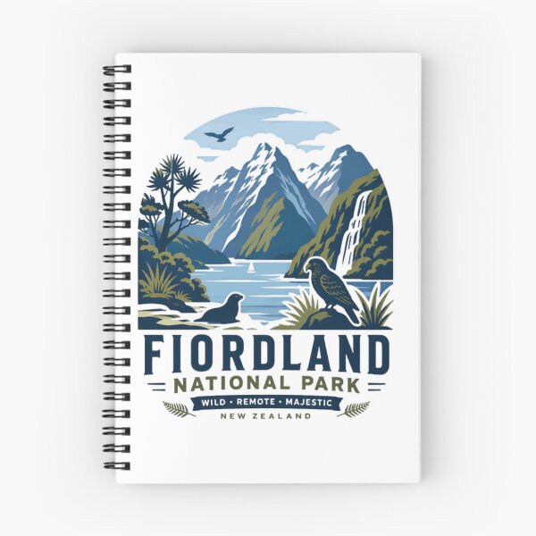 Item preview, Fiordland National Park Wild Remote Majestic New Zealand Travel Souvenir Nature Lover designed and sold by Simsimah26Parks.