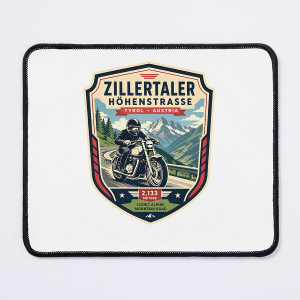 Item preview, Zillertaler Höhenstrasse Motorcycle Austria Alpine Road Rider designed and sold by Star3NowForMe.