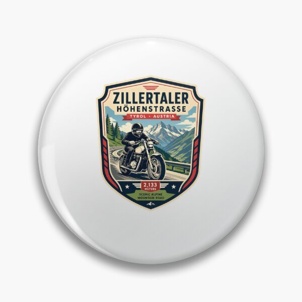 Item preview, Zillertaler Höhenstrasse Motorcycle Austria Alpine Road Rider designed and sold by Star3NowForMe.