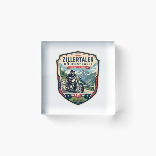 Item preview, Zillertaler Höhenstrasse Motorcycle Austria Alpine Road Rider designed and sold by Star3NowForMe.