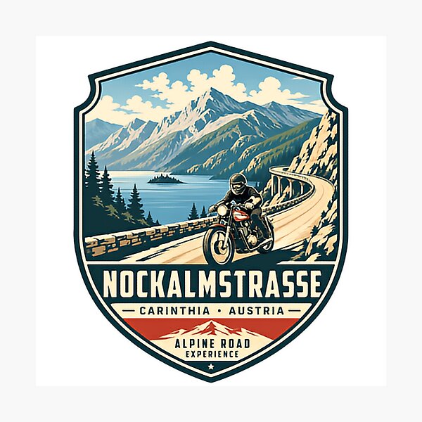 Item preview, Nockalmstrasse Carinthia Austria Alpine Road Experience Motorcycle Rider Travel designed and sold by Star3NowForMe.