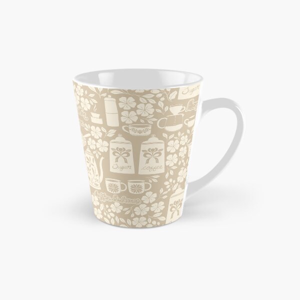 Item preview, Coffee cups , coffee pots, espresso, coffee beans - Vintage Coffee Shop designed and sold by DColourMuse.
