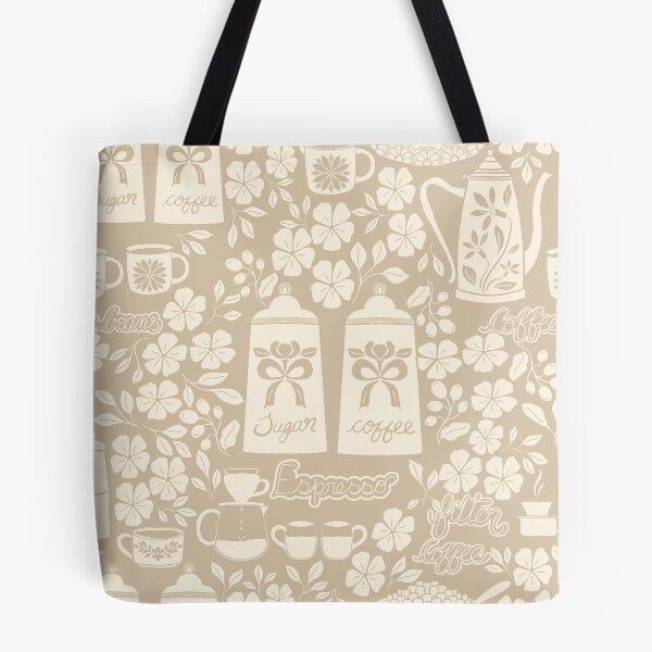 Item preview, Coffee cups , coffee pots, espresso, coffee beans - Vintage Coffee Shop designed and sold by DColourMuse.