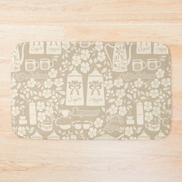 Item preview, Coffee cups , coffee pots, espresso, coffee beans - Vintage Coffee Shop designed and sold by DColourMuse.