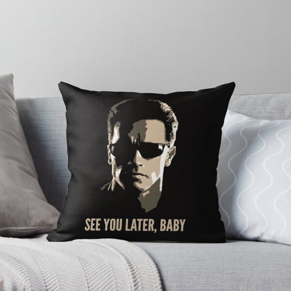 Item preview, See You Later Baby Arnold Schwarzenegger Terminator Portrait  designed and sold by Vicky021.