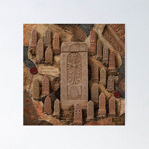Item preview, Noravank Khachkars of Vayots Dzor designed and sold by Qenlo.