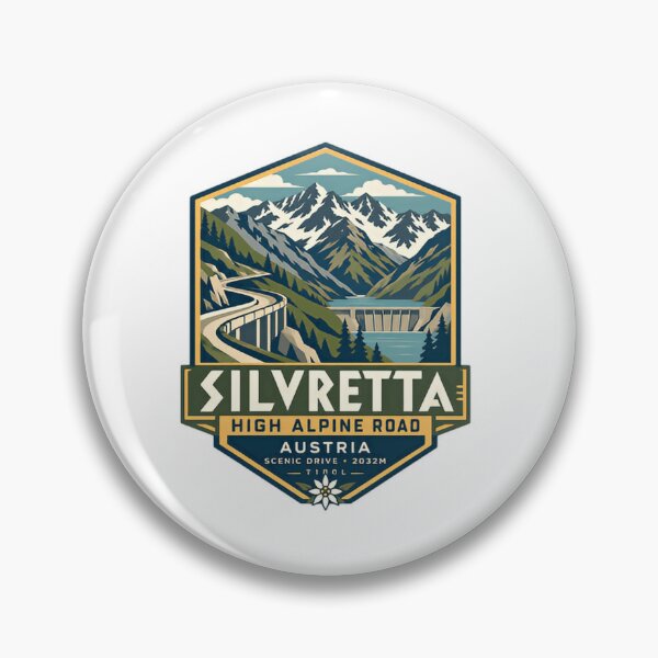 Item preview, Silvretta High Alpine Road Austria Scenic Drive Tirol Traveler Souvenir Mountain Road Trip designed and sold by Simsimah26Parks.