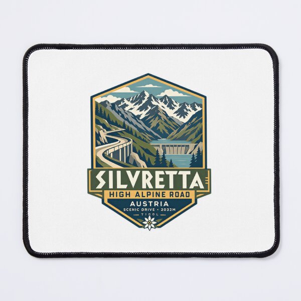 Item preview, Silvretta High Alpine Road Austria Scenic Drive Tirol Traveler Souvenir Mountain Road Trip designed and sold by Simsimah26Parks.