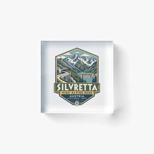 Item preview, Silvretta High Alpine Road Austria Scenic Drive Tirol Traveler Souvenir Mountain Road Trip designed and sold by Simsimah26Parks.