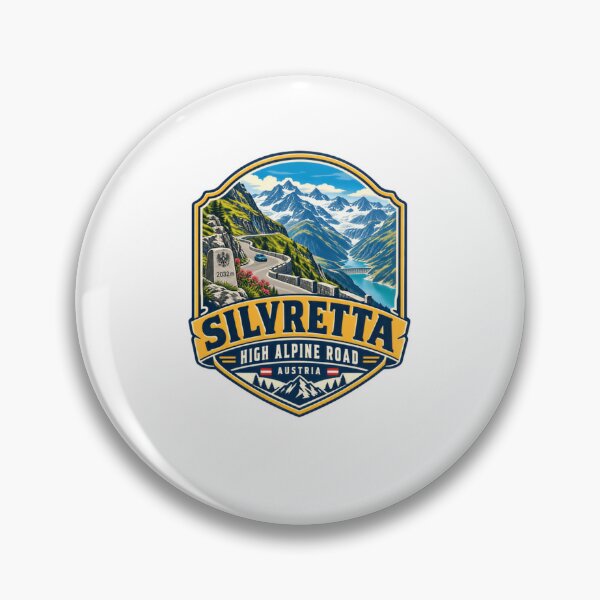 Item preview, Silvretta High Alpine Road Austria Travel Destination Mountain Pass designed and sold by Star3NowForMe.