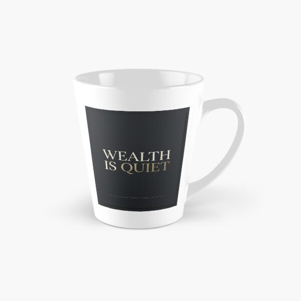 Item preview, Wealth Is Quiet Minimalist Finance Poster designed and sold by Zaramodo.