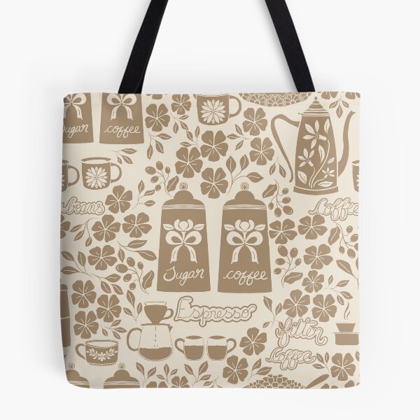 Item preview, Coffee cups , coffee pots, espresso, coffee beans - Vintage Coffee Shop designed and sold by DColourMuse.