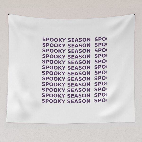 Item preview, Spooky Season - Retro Halloween Typography Pattern designed and sold by cozycrowstudio.