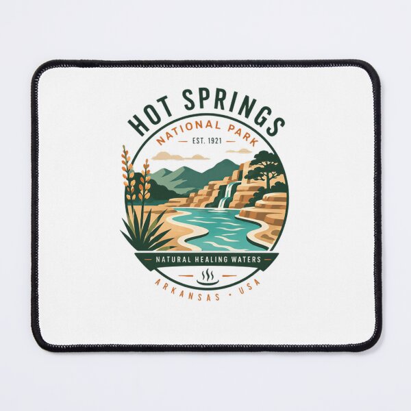 Item preview, Hot Springs National Park Est. 1921 Arkansas USA Natural Healing Waters Travel Souvenir designed and sold by Star3NowForMe.