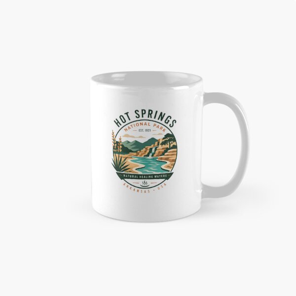 Item preview, Hot Springs National Park Est. 1921 Arkansas USA Natural Healing Waters Travel Souvenir designed and sold by Star3NowForMe.