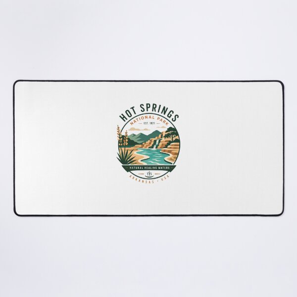 Item preview, Hot Springs National Park Est. 1921 Arkansas USA Natural Healing Waters Travel Souvenir designed and sold by Star3NowForMe.