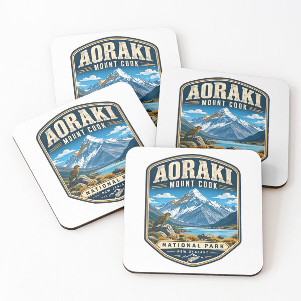 Artikelvorschau, Aoraki Mount Cook Nationalpark Neuseeland Reisesouvenir entworfen und verkauft von Simsimah26Parks.