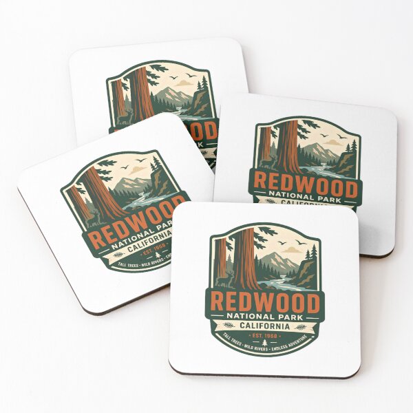 Item preview, Redwood National Park California Est. 1968 Tall Trees Wild Rivers Endless Adventure National Park Traveler Hiker Outdoors Nature designed and sold by Star3NowForMe.