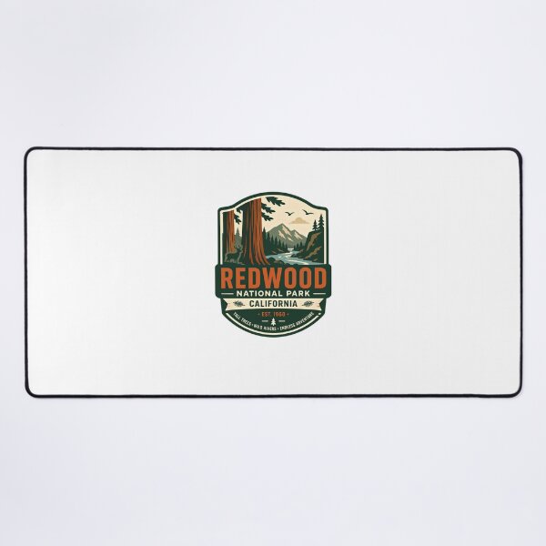 Item preview, Redwood National Park California Est. 1968 Tall Trees Wild Rivers Endless Adventure National Park Traveler Hiker Outdoors Nature designed and sold by Star3NowForMe.