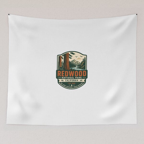 Item preview, Redwood National Park California Est. 1968 Tall Trees Wild Rivers Endless Adventure National Park Traveler Hiker Outdoors Nature designed and sold by Star3NowForMe.