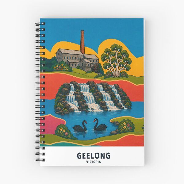 Item preview, Geelong Buckley Falls Barwon River and Red Gums designed and sold by Print My Town.