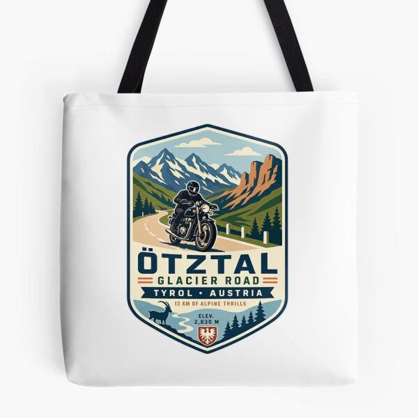 Item preview, Ötztal Glacier Road Tyrol Austria 13 Km Of Alpine Thrills Motorcycle Travel Rider designed and sold by Simsimah26Parks.