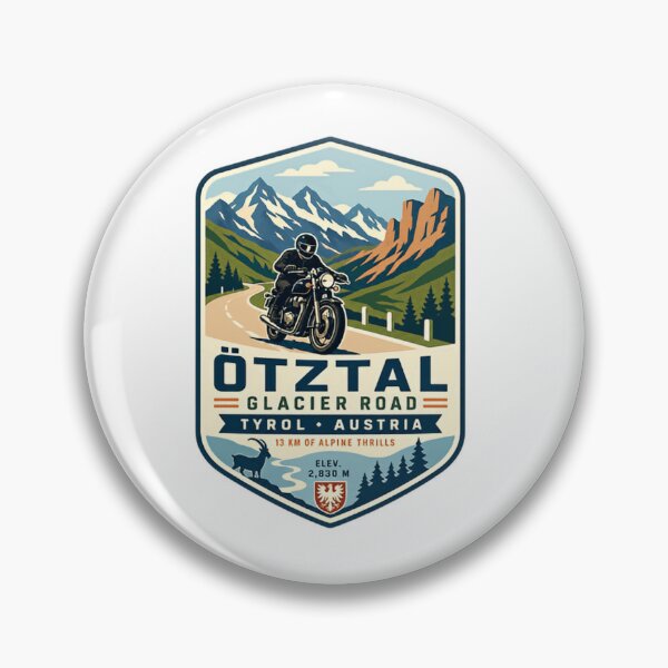 Item preview, Ötztal Glacier Road Tyrol Austria 13 Km Of Alpine Thrills Motorcycle Travel Rider designed and sold by Simsimah26Parks.