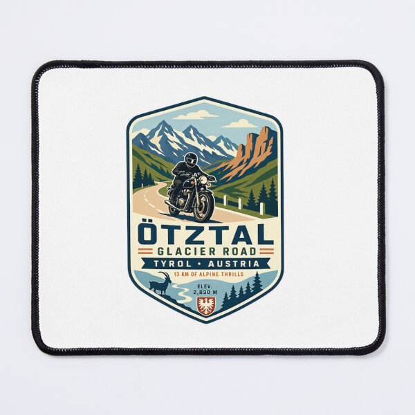 Item preview, Ötztal Glacier Road Tyrol Austria 13 Km Of Alpine Thrills Motorcycle Travel Rider designed and sold by Simsimah26Parks.