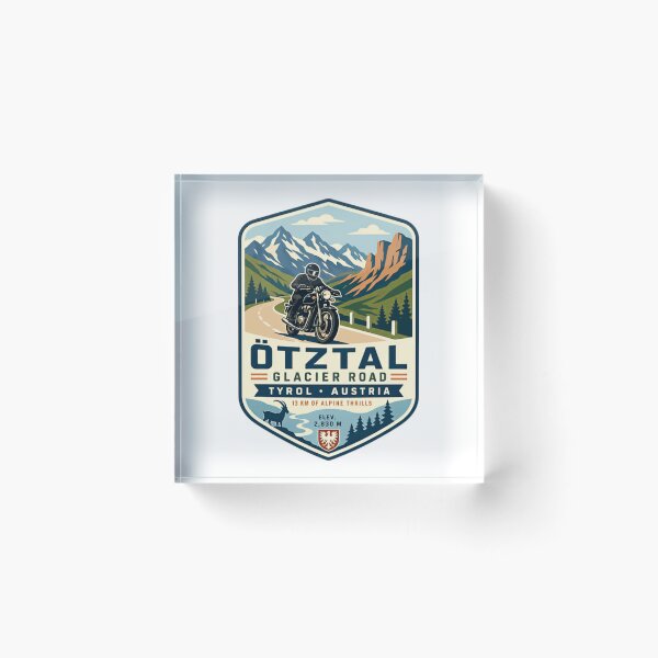Item preview, Ötztal Glacier Road Tyrol Austria 13 Km Of Alpine Thrills Motorcycle Travel Rider designed and sold by Simsimah26Parks.