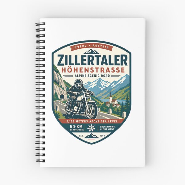 Item preview, Zillertaler Höhenstrasse Alpine Scenic Road Tyrol Austria Motorcyclist Mountain Explorer designed and sold by Simsimah26Parks.
