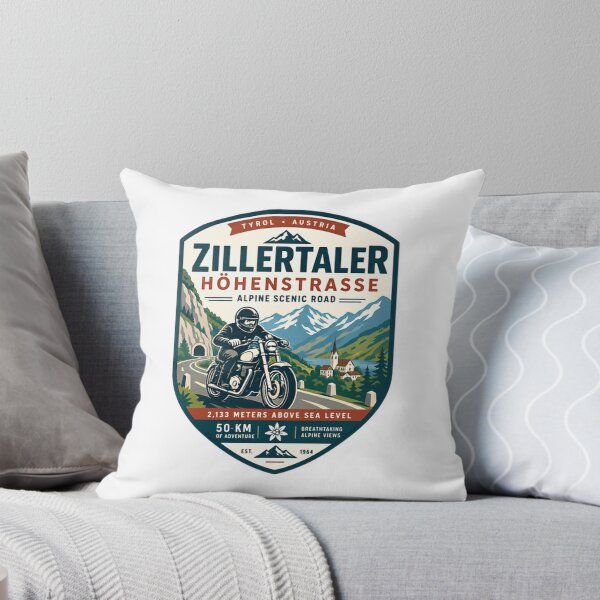 Item preview, Zillertaler Höhenstrasse Alpine Scenic Road Tyrol Austria Motorcyclist Mountain Explorer designed and sold by Simsimah26Parks.