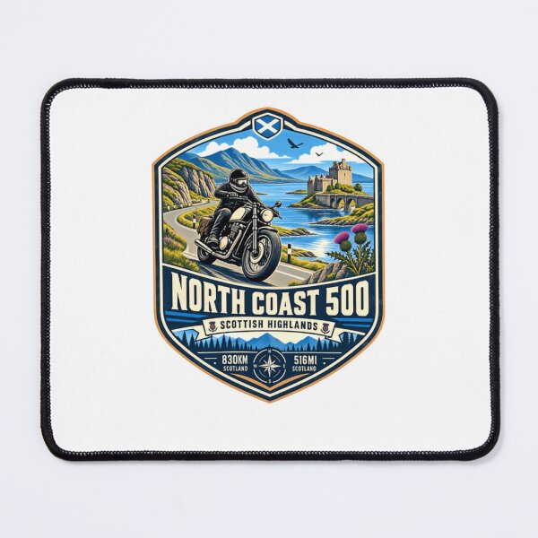 Item preview, North Coast 500 Scottish Highlands Motorcycling Road Trip Biker Travel Adventure designed and sold by Star3NowForMe.