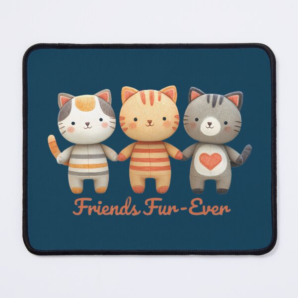 Item preview, Friends Fur-Ever Cute Cats Best Friends Design designed and sold by SeJaa.