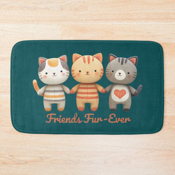 Item preview, Friends Fur-Ever Cute Cats Best Friends Design designed and sold by SeJaa.