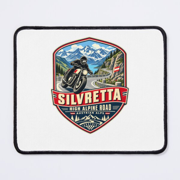 Item preview, Silvretta High Alpine Road Austrian Alps Austria Motorcycling Travel Rider designed and sold by Star3NowForMe.