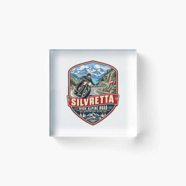 Item preview, Silvretta High Alpine Road Austrian Alps Austria Motorcycling Travel Rider designed and sold by Star3NowForMe.