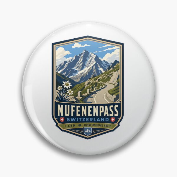 Item preview, Nufenenpass Switzerland Alpine Heritage Route Swiss Alps Mountain Pass Travel Adventure designed and sold by Simsimah26Parks.