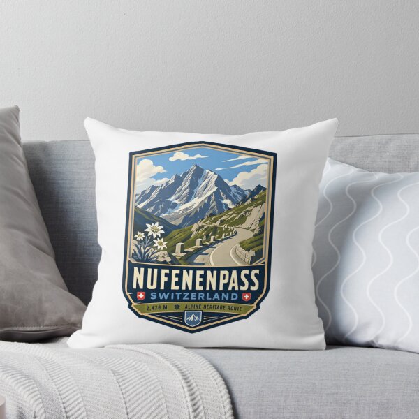 Item preview, Nufenenpass Switzerland Alpine Heritage Route Swiss Alps Mountain Pass Travel Adventure designed and sold by Simsimah26Parks.