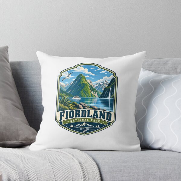 Item preview, Fiordland National Park Est 1952 New Zealand Travel Explorer Souvenir designed and sold by Star3NowForMe.