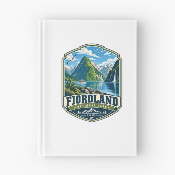 Item preview, Fiordland National Park Est 1952 New Zealand Travel Explorer Souvenir designed and sold by Star3NowForMe.