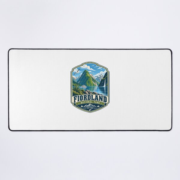 Item preview, Fiordland National Park Est 1952 New Zealand Travel Explorer Souvenir designed and sold by Star3NowForMe.