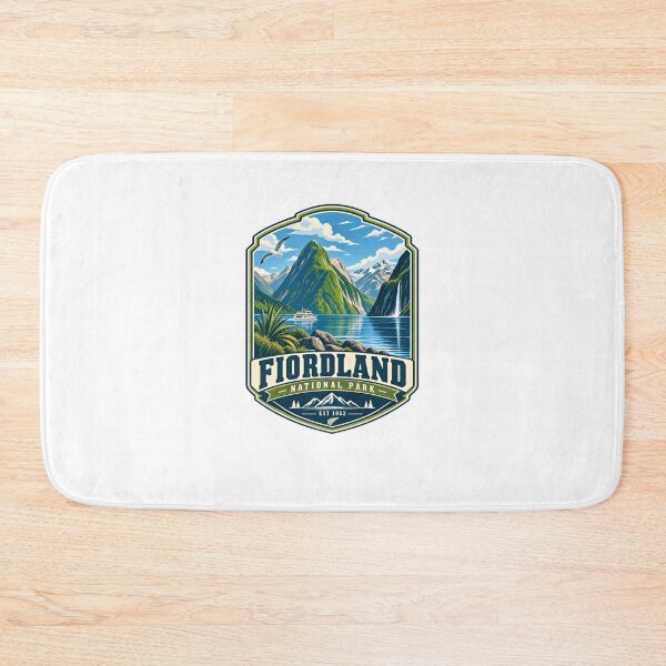 Item preview, Fiordland National Park Est 1952 New Zealand Travel Explorer Souvenir designed and sold by Star3NowForMe.