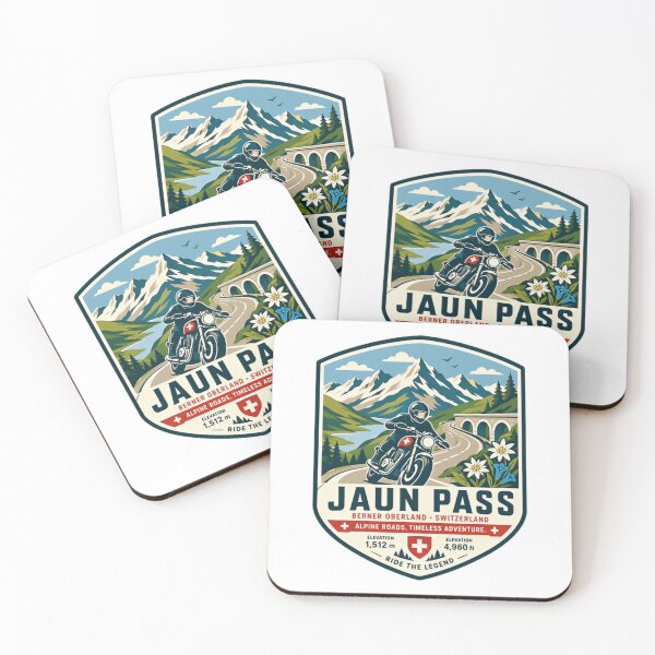 Item preview, Jaun Pass Berner Oberland Switzerland Motorcycle Rider Alpine Roads Timeless Adventure Ride The Legend designed and sold by Simsimah26Parks.