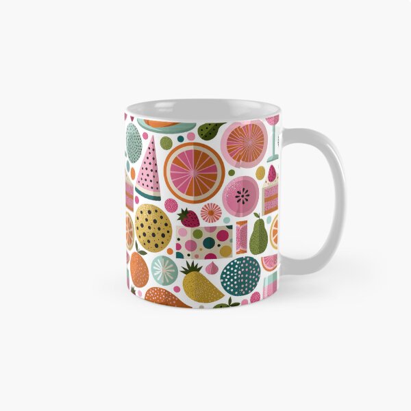 Item preview, Colorful Geometric Food and Dessert Pattern designed and sold by colorful-white.